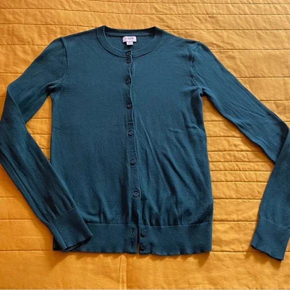 Classic J. Crew Cotton Cardigan - Picture 3 of 6